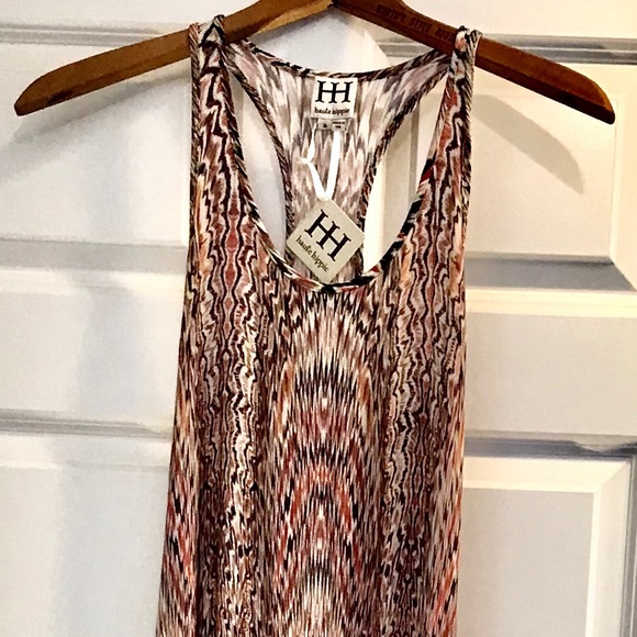 Haute Hippie Dresses & Skirts - NWT HAUTE HIPPIE PATTERNED RACER BACK MAXI DRESS